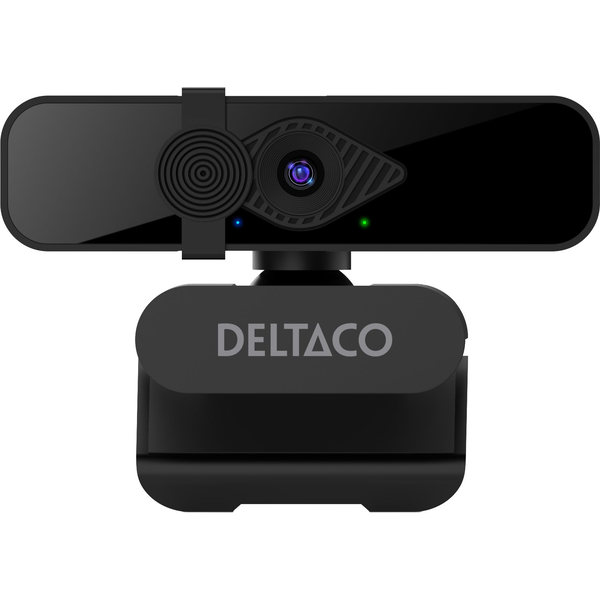 Deltaco W-200 2K QHD webkamera 360° forgatható