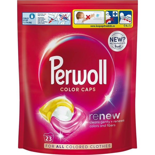 Perwoll Renew&Care Mosókapszula Color 23 db