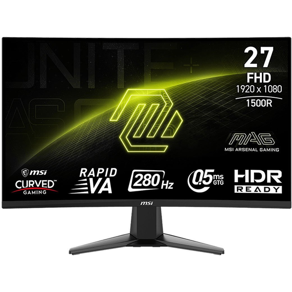 MSI MAG 276CXF computerskærm 68,6 cm (27") 1920 x 1080 pixel Fuld HD LCD Sort