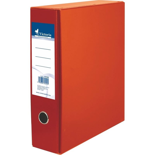 Victoria tokos iratrendező, gerincvastagság: 75mm A4 narancssárga (IDVNN)