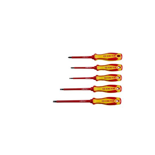SZIGETELT CSAVARHÚZÓ KÉSZLET 5db-os KING TONY