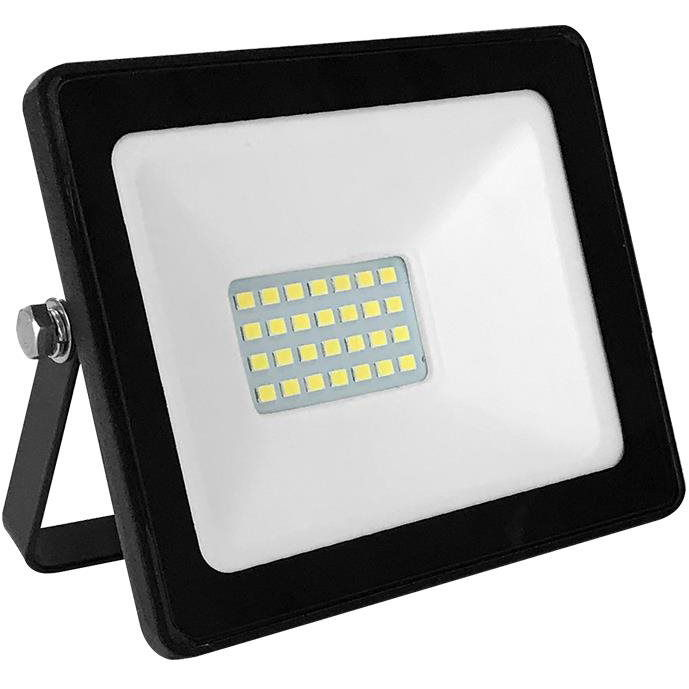 LED outdoor spotlight Q 20 W/12-24 V DC/6000 K/1760 lm/110°/IP66, black (Q2060DC)