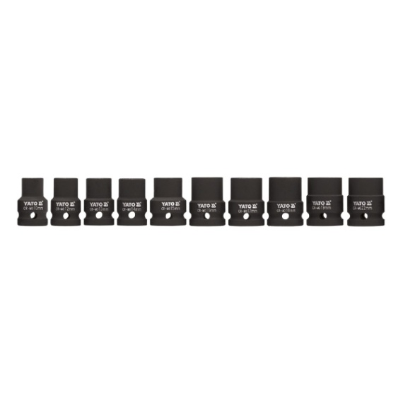 Nárazové nástavce Yato YT-1025 1/2" 10 kusů