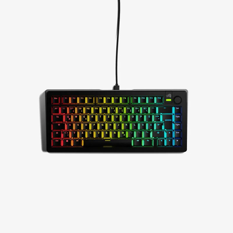 GLORIOUS GMMK 3 75% Prebuilt Wired Black - UK (GLO-KB-GMMK3-75-PB-FOX-W-BLK-UK)