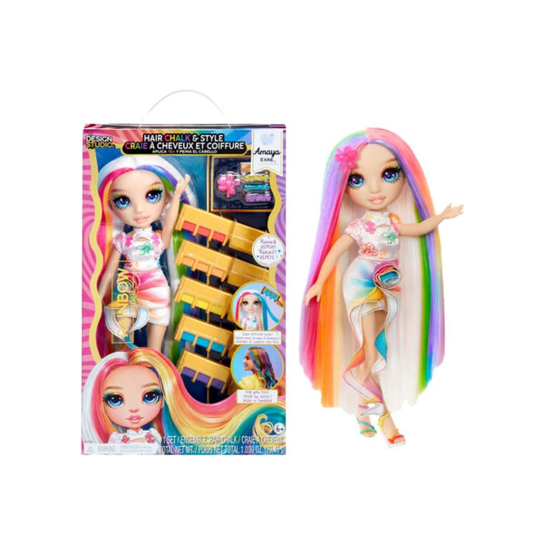 Rainbow High Hair Chalk & Style Doll- Amaya (Rainbow)