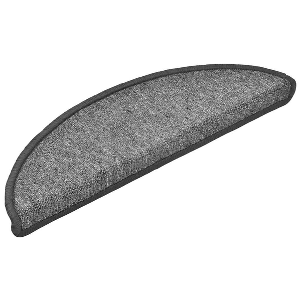 Covorașe scară 30 buc gri închis 56x17x3 cm