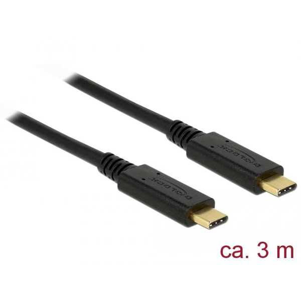 Kabel USB typ C - USB typ C Delock 3 m