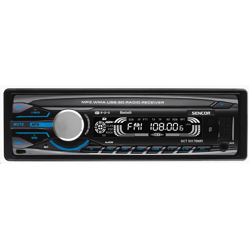 Sencor SCT 5017BMR Autórádió Bluetooth/USB/SD/MMC (SCT5017BMR)
