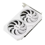 ASUS GeForce RTX 3060 8GB Dual OC White Edition LHR videokártya (DUAL-RTX3060-O8G-WHITE)