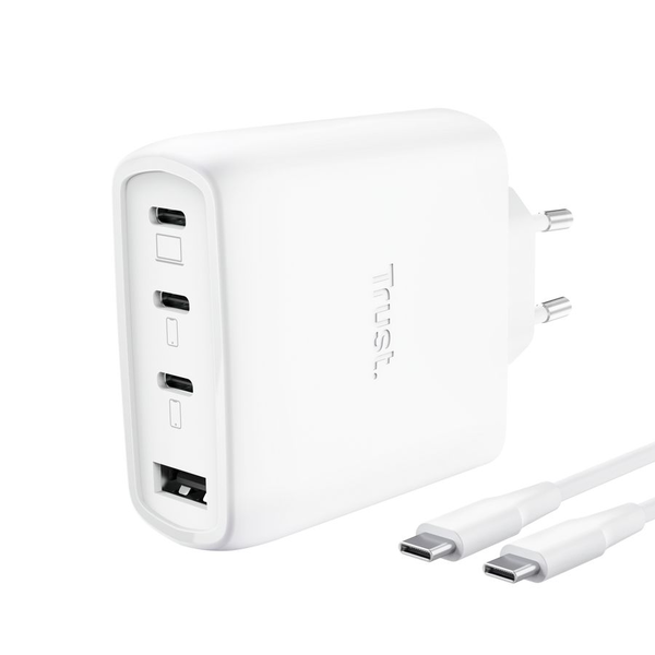 Trust Maxo 65W Universal Weiß AC Schnellladung Drinnen