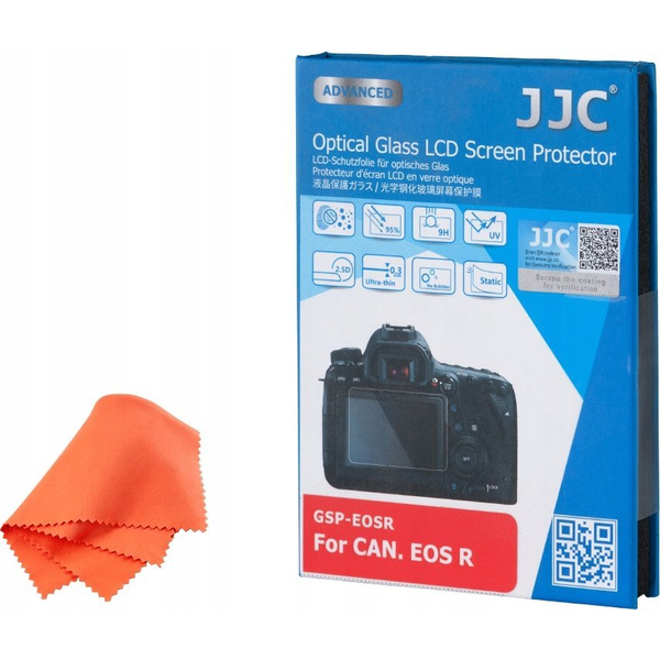 JJC Optical Glass Screen Protector for Canon EOS Ra, EOS R