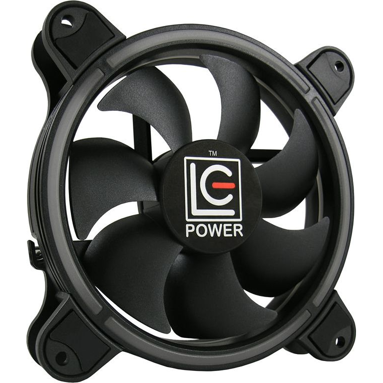 Fan LC Power LC-CF-RGB 2 x 120mm FAN, 1 x 250 mm LED világítás Combo + vezérlő (LC-CF-RGB-COMBO)