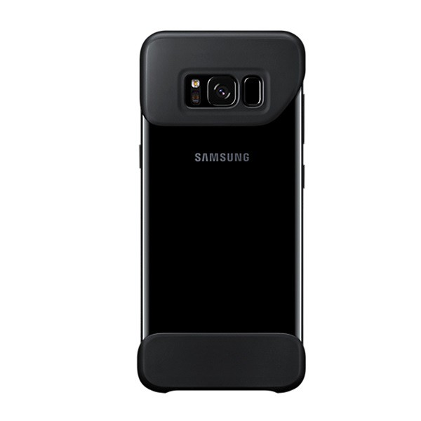 SAMSUNG műanyag telefonvédő (2 részes) FEKETE [Samsung Galaxy S8 (SM-G950)] (EF-MG950CBEG)