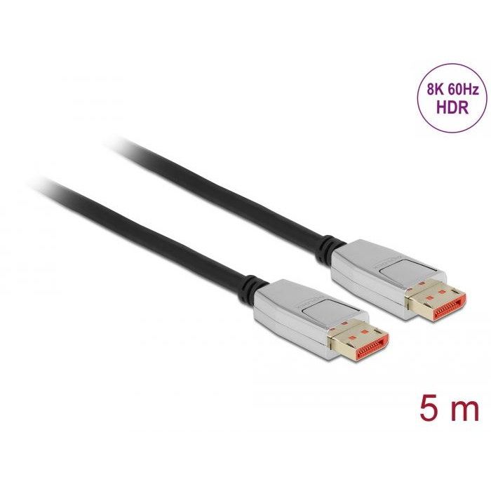 Delock 87043 DisplayPort kábel 8K, 60Hz, 5m (delock87043)