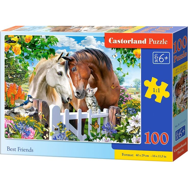 Castorland B-111121 puzzle 100 pz Animali