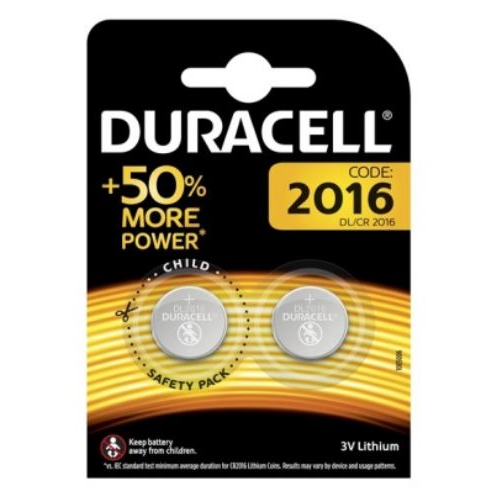 Duracell DL 2016 lítium gombelem 2db/bliszter (10PP040030)