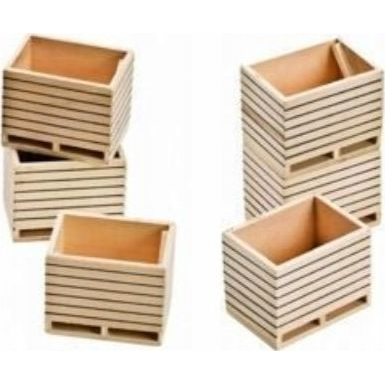 Krumplisláda Fából 5 db ,4.0X4.0X5.0 cm-Es (610611)