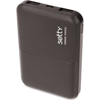 Setty SPB-05 5000mAh Power Bank fekete (GSM043159)