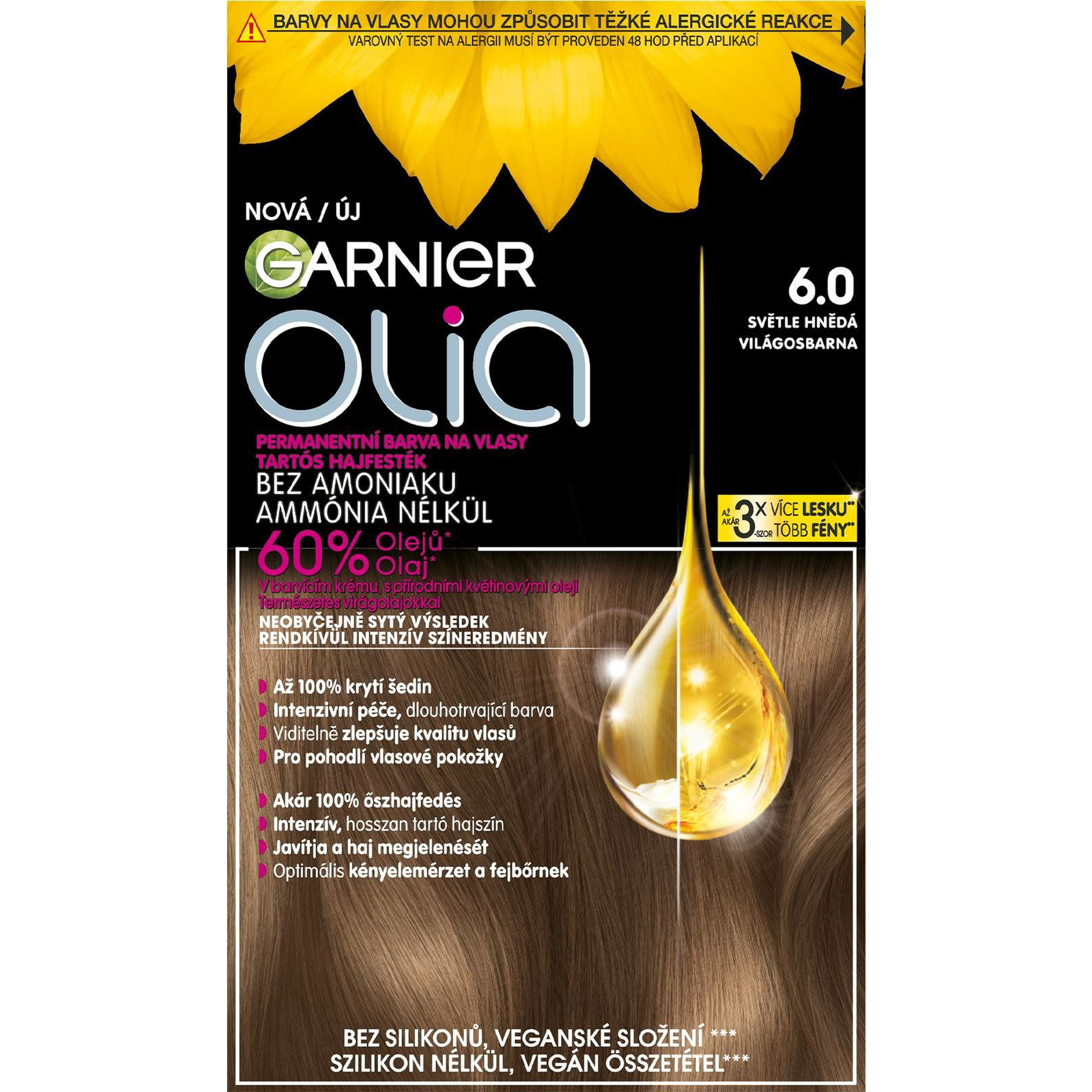 GARNIER Olia 6.0 Világosbarna (3600542601610)