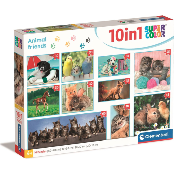Clementoni Supercolor 20283 Puzzle Puzzlespiel 18 Stück(e) Tiere