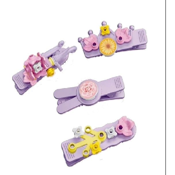 DENKO TOYS DIY Blocks Hair Ornaments Flower Series 32 pcs