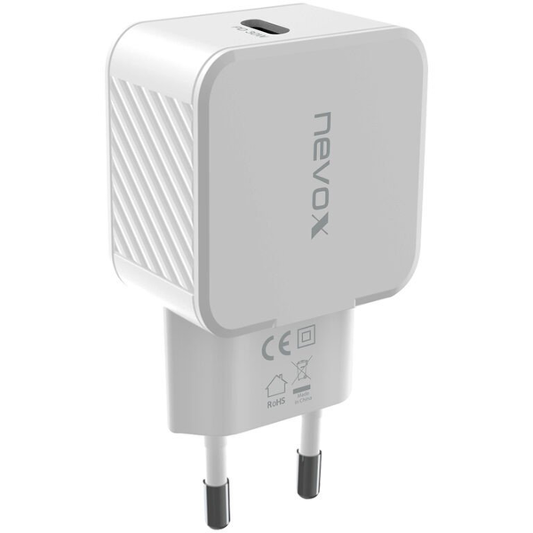 NEVOX 45W USB-C Power Delivery (PD) QC3.0 GaN töltő fehér 2570
