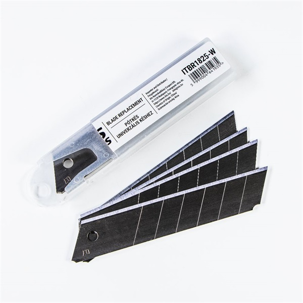 IRIS TOOLS ITBR1825-W 10db pótkés univerzális késhez 25mm, 0,7mm, fehér (ITBR1825-W)