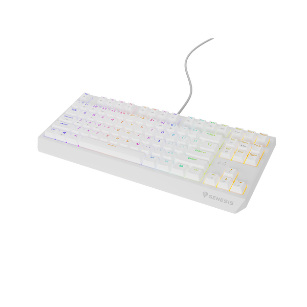 Thor 230 | Mechanical Gaming Keyboard | Wired | Us | White | Usb Type-a | Outemu Brown