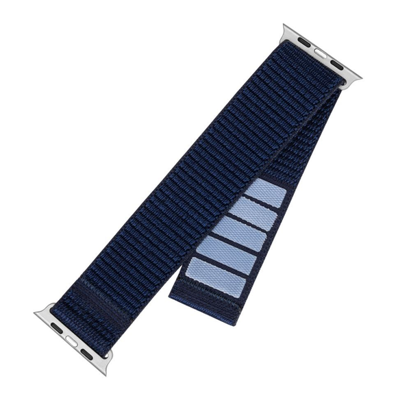 FIXED Nylon Sporty Apple Watch Ultra 49mm szíj sötétkék (FIXNST2-1029-DBL)