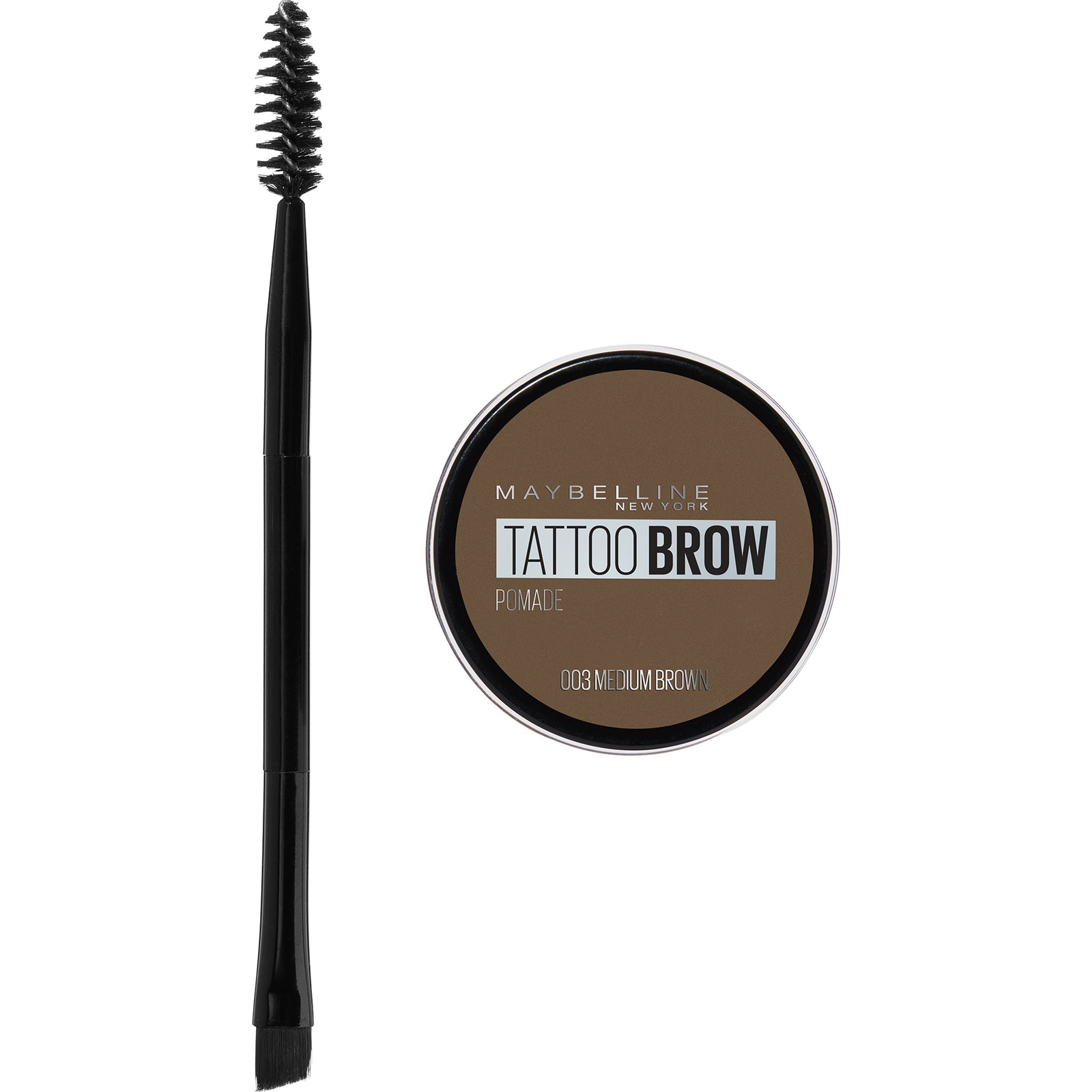 MAYBELLINE NEW YORK Tattoo Brow Pomade Pot 003 Medium Brown 4 g (3600531516734)