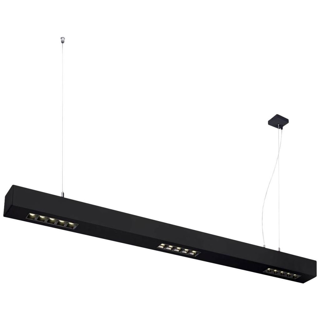 SLV Q-LINE ® LED-es függőlámpa Fixen beépített 14.1 W Fekete (1000933) (SLV1000933)