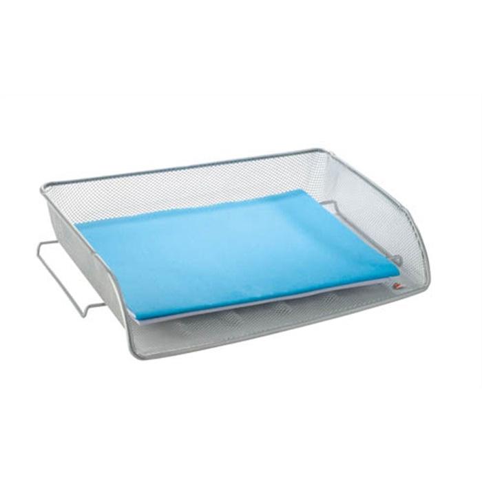 Alba A5 hálós irattálca - Ezüst (MESHIT M)