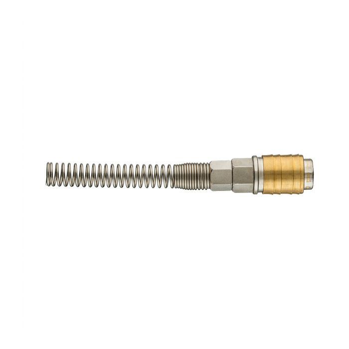 Neo Tools 12-602 Pneumatikus gyorscsatlakozó 8x10mm tömlőkimenetes védőrugós (Neo Tools 12-602)