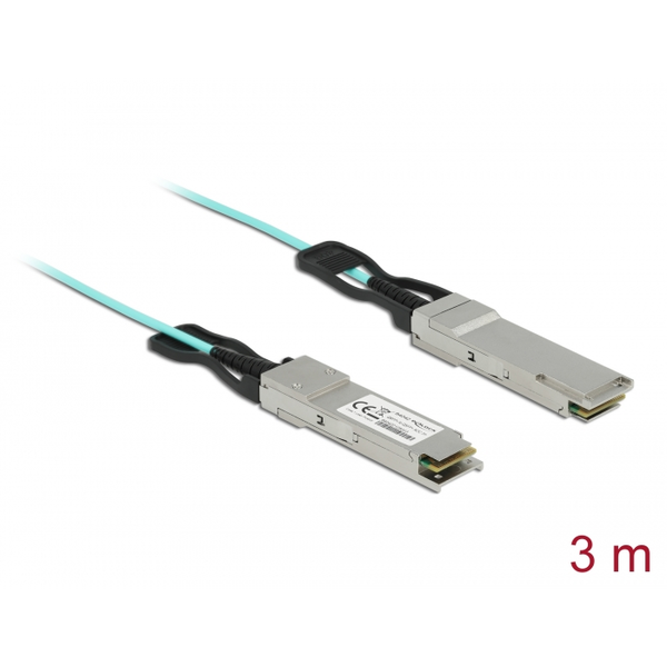 Przewód aktywny kabel optyczny Delock Active Optical Cable QSFP+ 3m