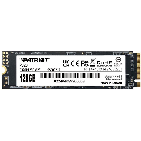 Patriot P320 128GB M.2 NVMe SSD P320P128GM28
