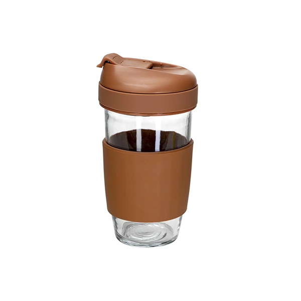 TOO-KT-614 480 ml-es üveg kávés utazóbögre (TOO-KT-614)