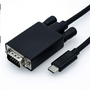 Roline USB C 3.1 - VGA M/M adapter 1m kábellel  (11.04.5820-10) (11.04.5820-10)