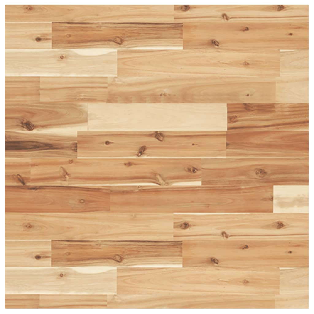 négyzet alakú tömör akácfa asztallap 60 x 60 x 4 cm (4008726)