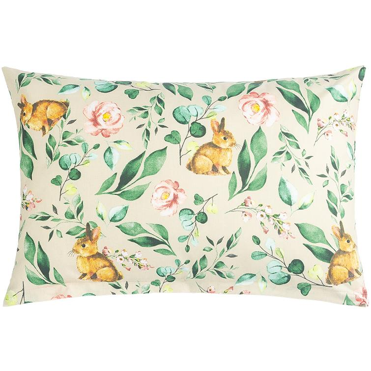 Bellatex 45/003 Viola párnahuzat, 40×60 cm, nyuszi lombok között (10434)