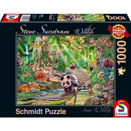 Schmidt Asian Wildlife 1000 db-os puzzle (4001504599621) (4001504599621)