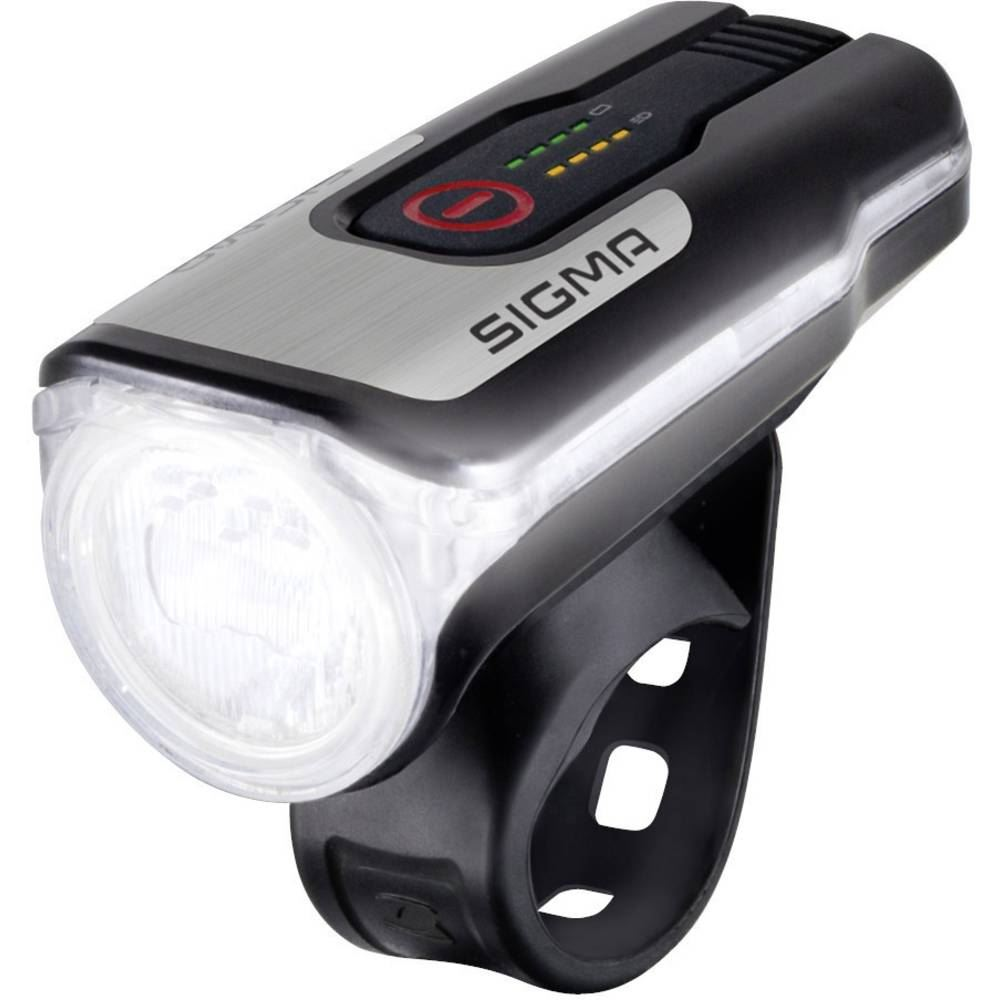 Sigma AURA 80 Kerékpár fényszóró LED Akkuról üzemeltetett, fekete, 17800 (17800)