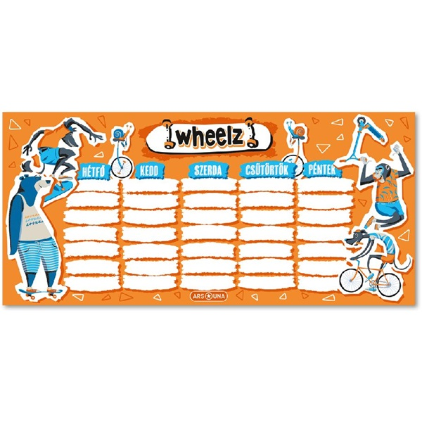Ars Una Wheelz 23 (5262) 1 lapos órarend (50492626)