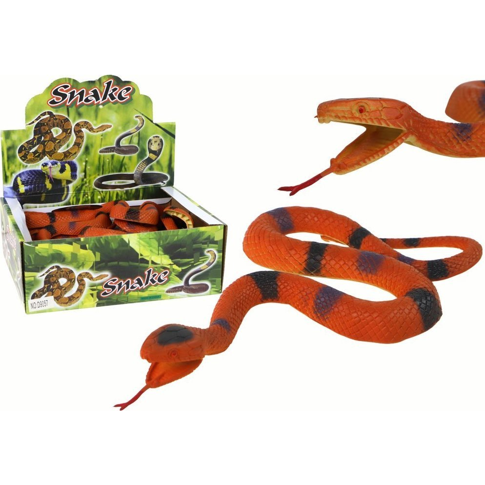 Barna Gumikígyó Fekete és Szürke Foltokkal 16549 (16549)