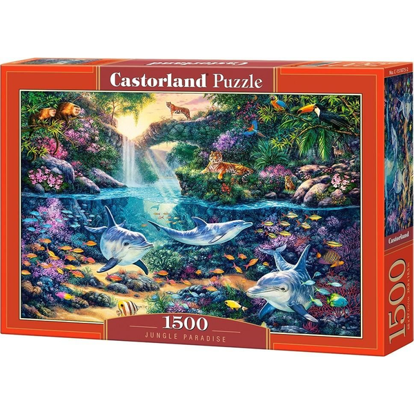 Castorland Jungle Paradise 1500 pcs Puslespil 1500 stk Dyr og planter