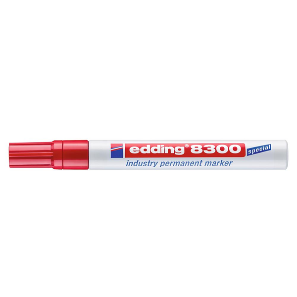 Edding Alkoholos permanent marker 8300 ipari  piros (7580087002)