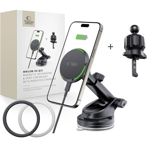 Držák na palubní desku Tech-protect černý
