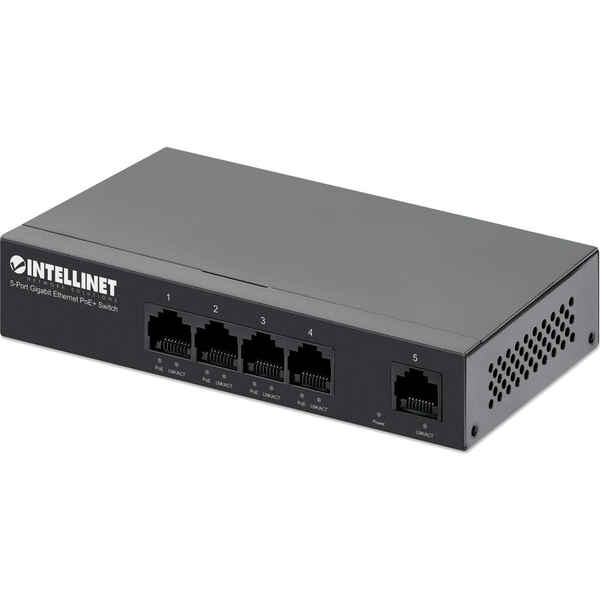 Intellinet 561792 switch Gigabit Ethernet (10/100/1000) Energía sobre Ethernet (PoE) Negro