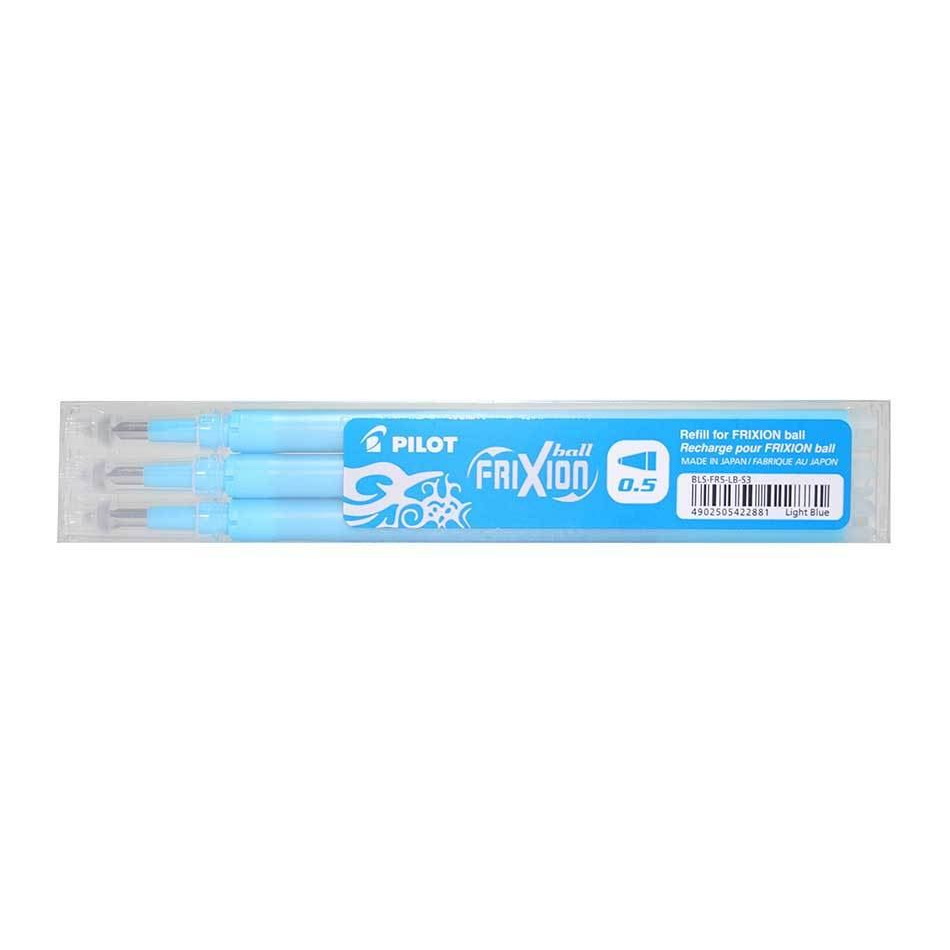 Pilot Frixion 0,5mm 3db-os világoskék rollertoll betét (BLS-FR5-LB-S3) (BLS-FR5-LB-S3)