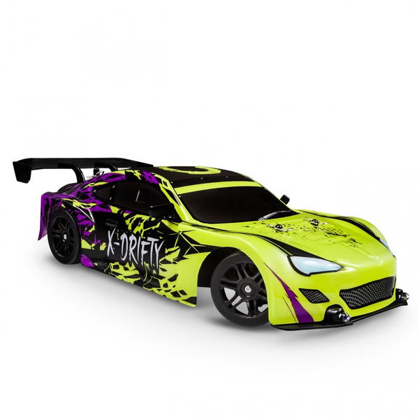 Overmax RC X-Drifty Távirányítós autó kiegészítőkkel 1:16 - Neon sárga