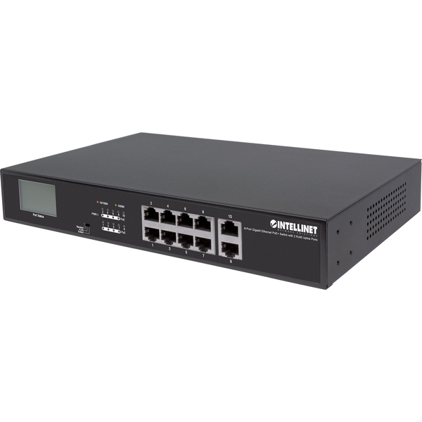 Intellinet 561303 мрежов суич Gigabit Ethernet (10/100/1000) Захранване по Ethernet (PoE) Черен